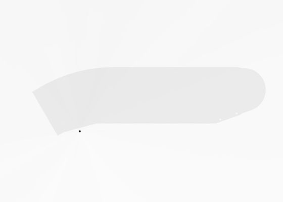 Van de de Roltrapbalustrade SUS304 van de veiligheidsbril T 10mm het Comité van de de Roltraprok